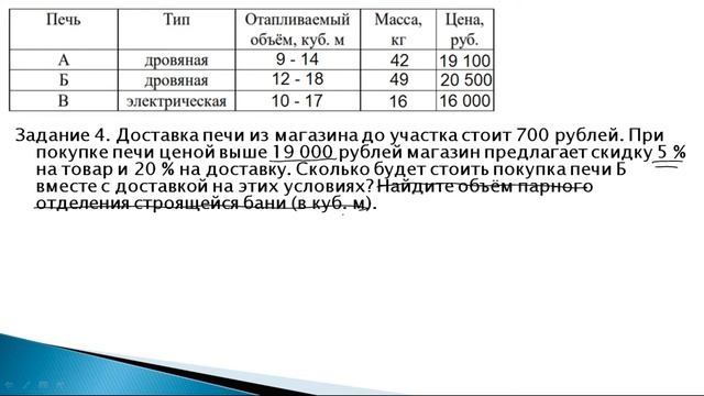 ОГЭ 2020 математика 1-5 задания печь смотреть онлайн