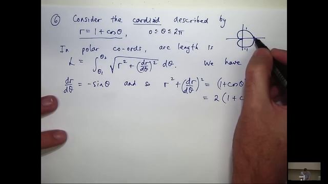 Arc length of a cardioid смотреть онлайн
