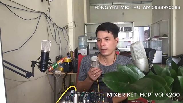 MIXER F4 KẾT HỢP VỚI MIC K200 CHO CHẤT ÂM QUÁ TUYỆT VỜI LH 0988970083 смотреть онлайн