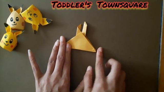Origami Pikachu Finger Caps смотреть онлайн