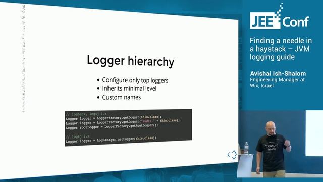 Finding a needle in a haystack – JVM logging guide (Avishai Ish-Shalom, Engineering Manager at Wix) смотреть онлайн