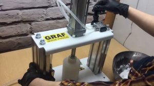 Изготовление бомбочек для ванны своими руками GRAF bomb press