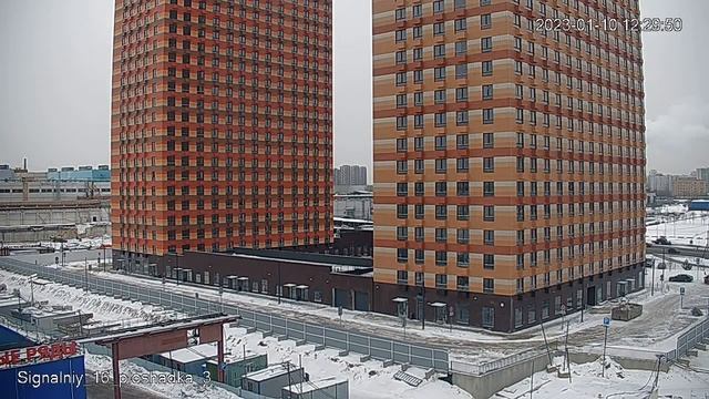 ПИК Сигнальный 16 ( камера 2 ) таймлапс с 07-01-2023 по 13-01-2023 смотреть онлайн