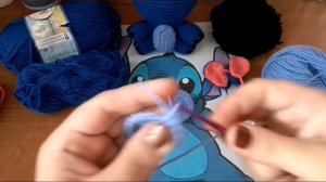 Подробный МК// Вязаная игрушка Стич. Часть 4.