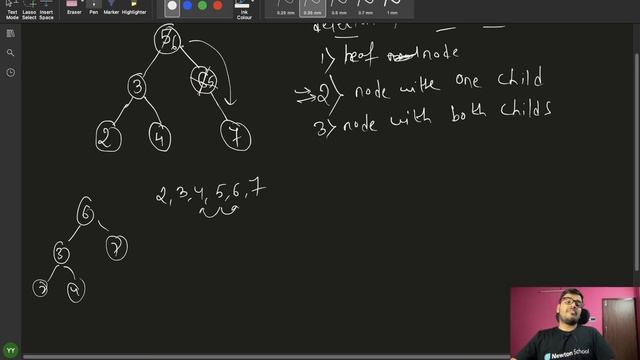Delete a Node in a BST | Binary Search Tree | Episode 70 | Yogesh Yogendra | DSA with C++ Course смотреть онлайн