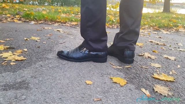 Элегантные мужские туфли с #AliExpress | #Jelena_shoping | Видео обзор смотреть онлайн