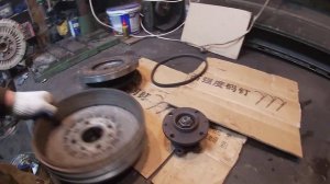 Два вида самодельного шкива для минитрактора сцепление от ваз