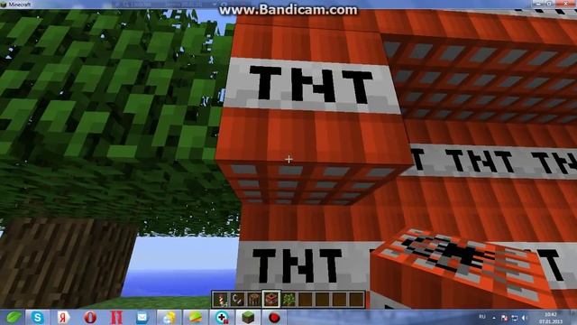 НУБ в minecraft делает дом из красного кирпича смотреть онлайн