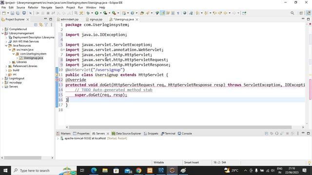 Signup user with Java, JSP, Servlet, Tomcat, MySQL смотреть онлайн