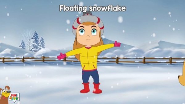 Snowflakes Song | Little Snowflake + Nursery Rhymes By FunForKidsTV