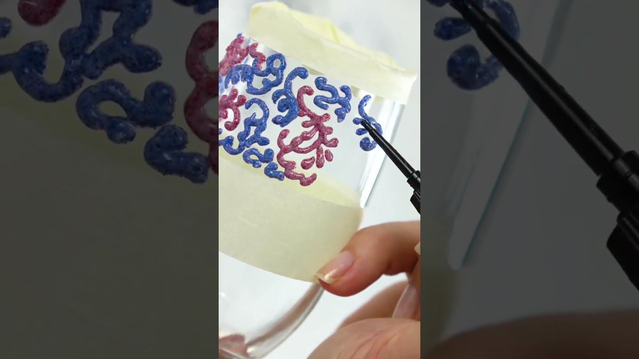 Добавьте яркости своим творениям с нашими глиттерами по стеклу! #декор #таиркраски #diy смотреть онлайн