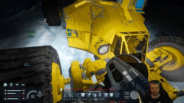 Space Engineers: Выживание в сценарии Never Surrender на Луне. Открываем блоки, копаем руды. смотреть онлайн