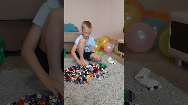 Lego, подводная лодка (submarine), собираем без инструкции!!! смотреть онлайн