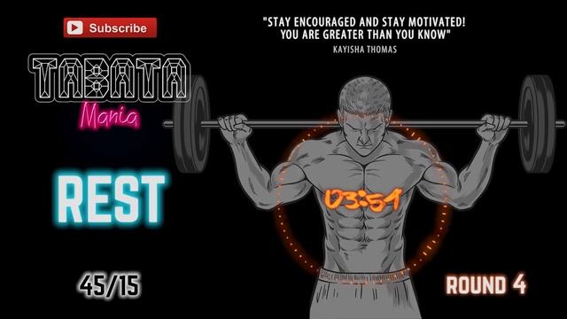 HiiT Workout Music W/ TIMER - 45/15 - By TABATAMANIA