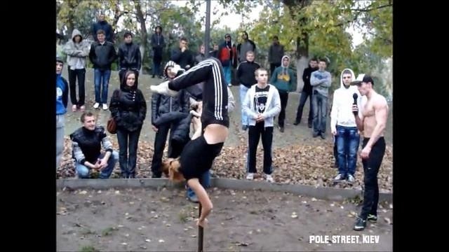 POLE STREET KIEV С ЧЕМПИОНОМ ПО ОТЖИМАНИЯМ смотреть онлайн