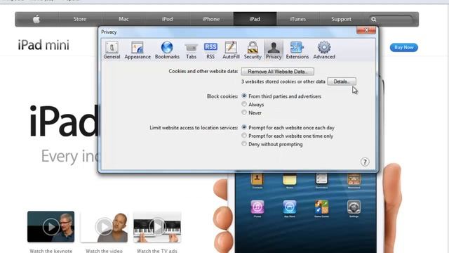 How to delete Cookies on Safari смотреть онлайн