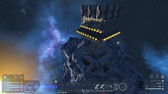 Space Engineers - Automatic Mining Platform (with script explained at end of video) смотреть онлайн