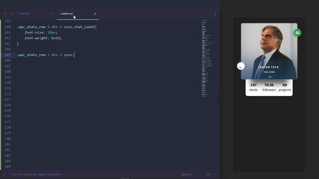 UI Design Tutorial - User Profile Card | HTML CSS BOOTSTRAP Speed Coding смотреть онлайн