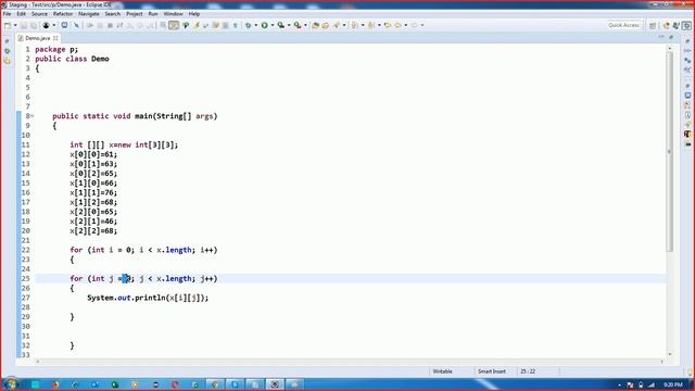 Multidimensional Arrays In Java | Types of Arrays | Array Vs Array List Core Java In Hindi - 117 смотреть онлайн