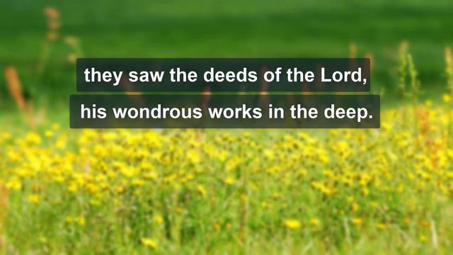 Psalm 107 (NRSV) - Thanksgiving for Deliverance from Many Troubles (Audio Bible) смотреть онлайн