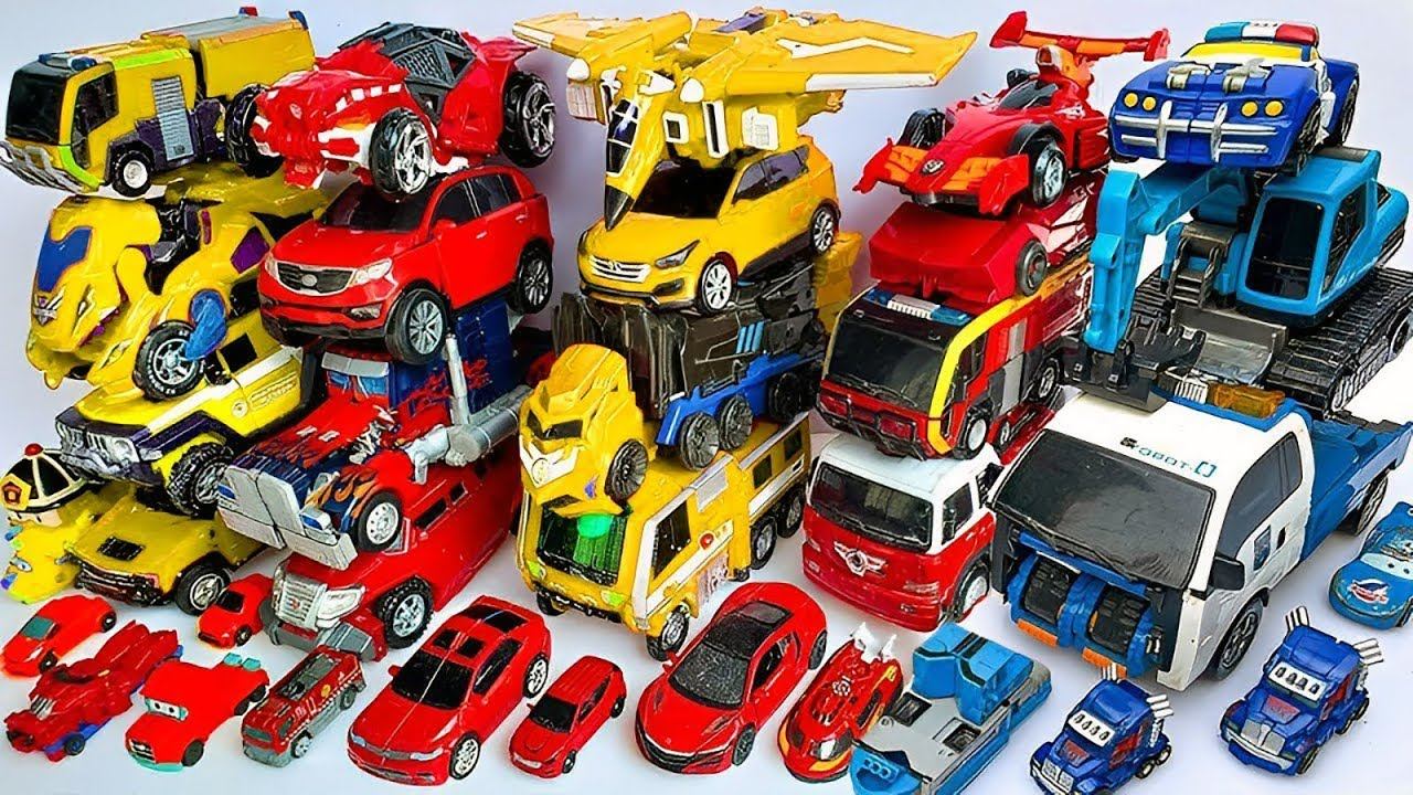 Тоботы - лучшие 2 серии. Трансформируем на время и делаем башню. смотреть онлайн