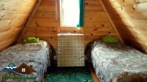 Отдых на Алтае. База Отдыха Горный Чарыш. Обзор дома в зоне кемпинга.