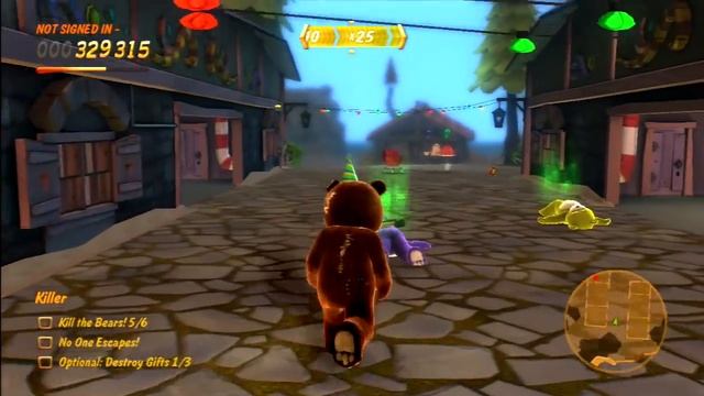 NAUGHTY BEAR Gameplay Part 2 - "Killer Party Massacre!!!" PS3 Walkhtrough смотреть онлайн