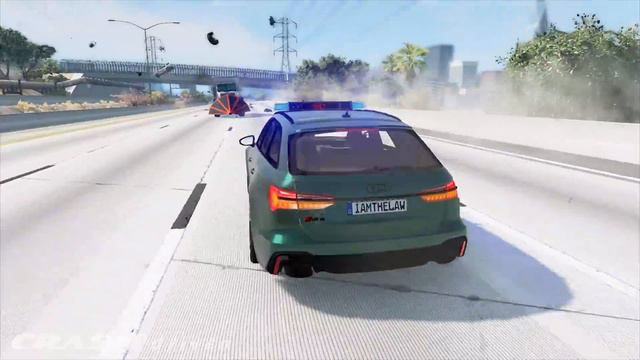 THE SAFE - Epic Police Chase & Crashes #95 - BeamNG Drive | CRASHdriven