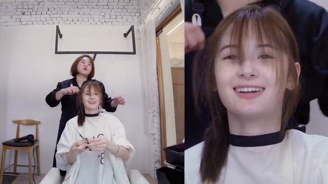 [beauty] 셀프 앞머리 자르는 법 배우기 Learn how to cut your own BANGS смотреть онлайн