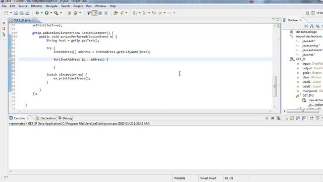 How to get the IP of a website JAVA SOURCE PROVIDED смотреть онлайн
