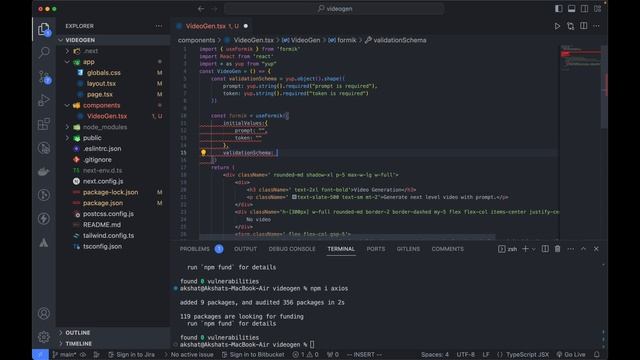 Create AI Text-to-Video App | Next.js, TypeScript, Replicate API, Formik | Video Generation Magic смотреть онлайн