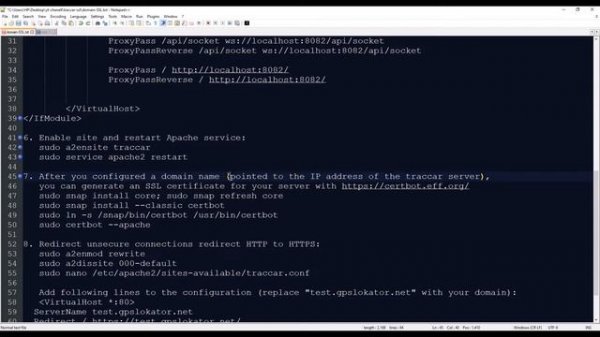 Traccar SSL/https installation Certificate Installation