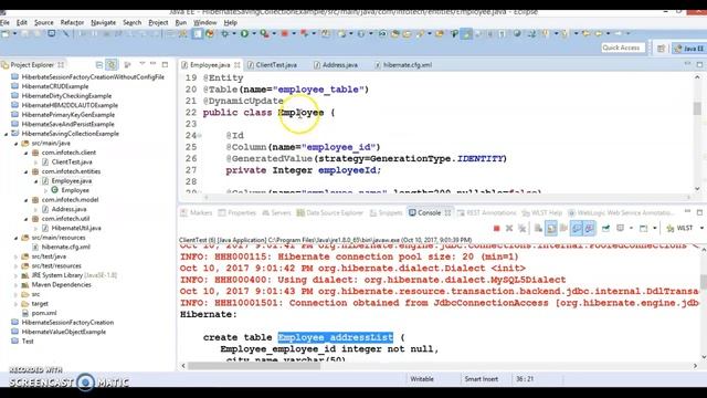 Saving Collections in Hibernate смотреть онлайн