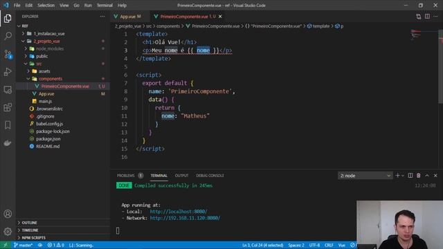 Curso de Vue 3: #06 - Dados em componentes (data) смотреть онлайн