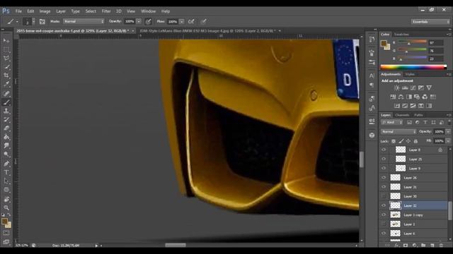 BMW-M4 Virtual Tuning Photoshop смотреть онлайн
