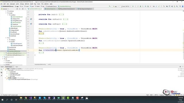 Kotlin Android Tutorial - New Eat It part 37 Edit Size and Addon for Food смотреть онлайн
