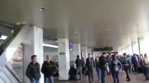 ...Как объявляют поезда на вокзале в Киеве (вторая часть - апрель, 2016))...