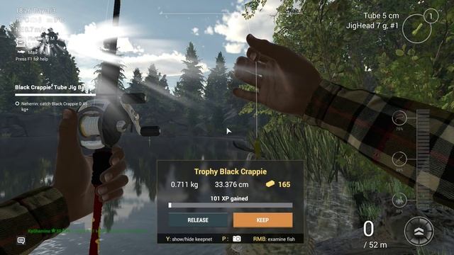 Fishing Planet, Mission Black Crappies Tube Jig Bait Guide смотреть онлайн
