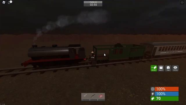 2 часть Edward the Man-Eating Train РОБЛОКС смотреть онлайн