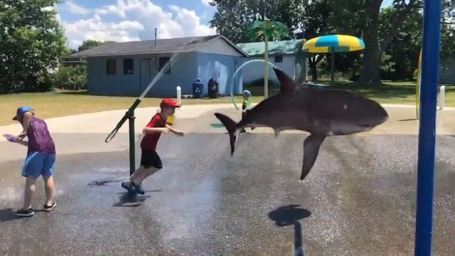 Водный фонтан с братиками Беленькими! Splash pads in Ottawa with Belenkiy brothers! смотреть онлайн