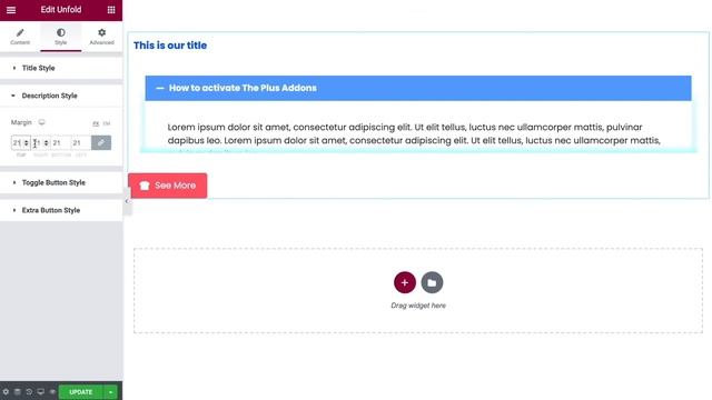 Best way to create Unfold | Reveal | Expand | Toggle content section in Elementor page builder смотреть онлайн