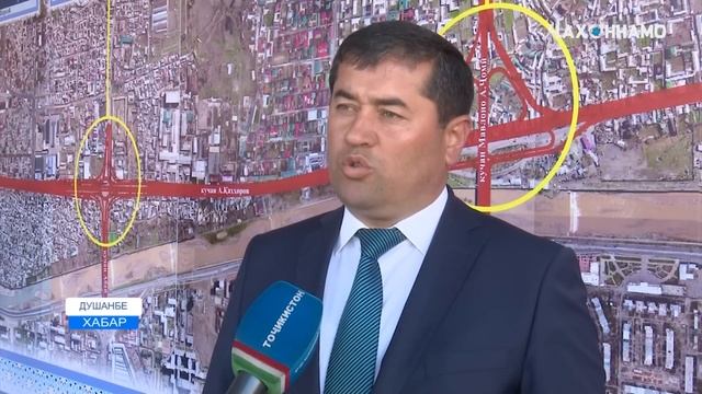 Президент в Душанбе дал старт работам по реконструкции улицы Абдулахада Каххорова