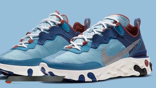 NIKE REACT ELEMNT 55 "COASTAL BLUE" 2020 смотреть онлайн