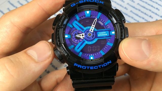 Обзор часов Casio G-SHOCK GA-110HC-1A - часы Медведева в Watch-Forum.RU смотреть онлайн