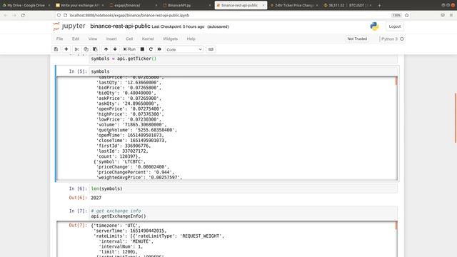 How to write a Crypto Exchange API using Python (Binance) смотреть онлайн