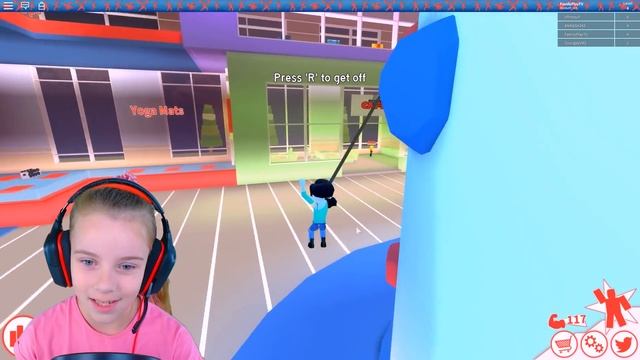 КАЧАЮ МЫШЦЫ в СПОРТ ЗАЛЕ Roblox СИМУЛЯТОР КАЧКА в РОБЛОКС мои приключения смотреть онлайн