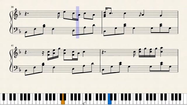Culture Code - Fairy Tale ft. Amanda Collis (Piano Sheets) смотреть онлайн