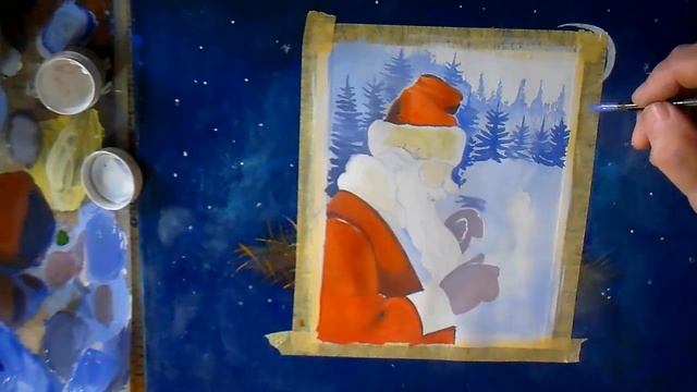 Как Нарисовать Деда Мороза. Как красиво нарисовать деда мороза. How To Draw Santa Claus смотреть онлайн