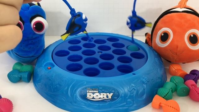 Disney Pixar Finding Dory Fishing Game Shell Collecting Game Dory VS Nemo смотреть онлайн