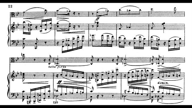 Glinka - Viola Sonata, 2nd Mov. (piano accompaniment) смотреть онлайн